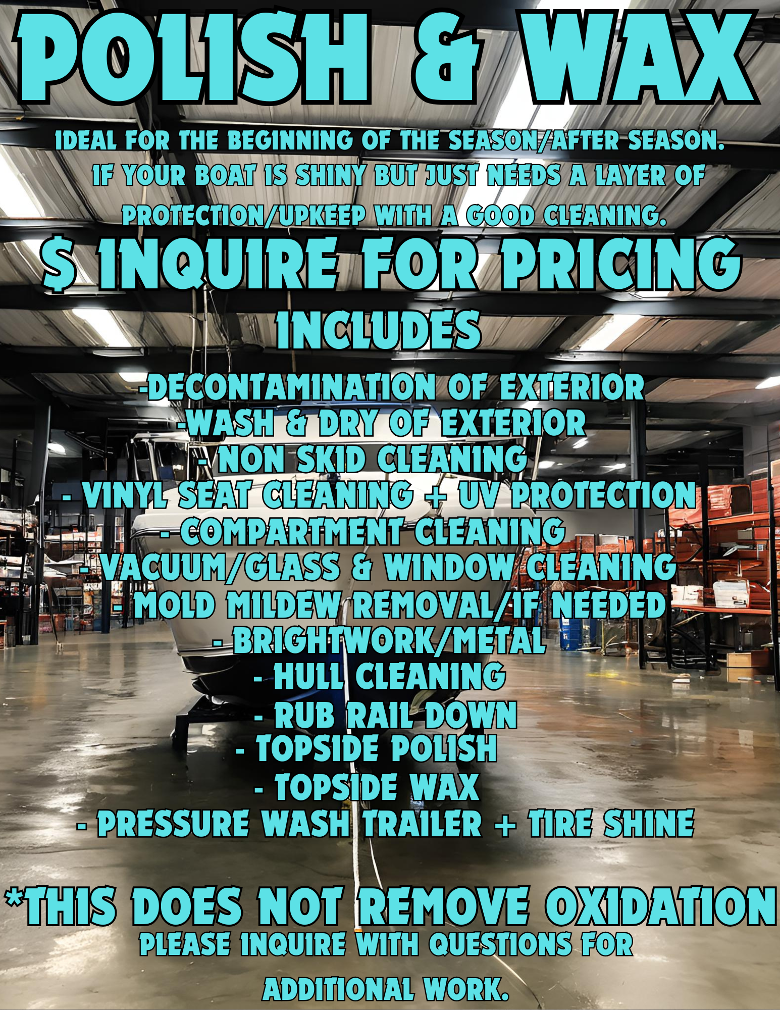 Polish and wax service